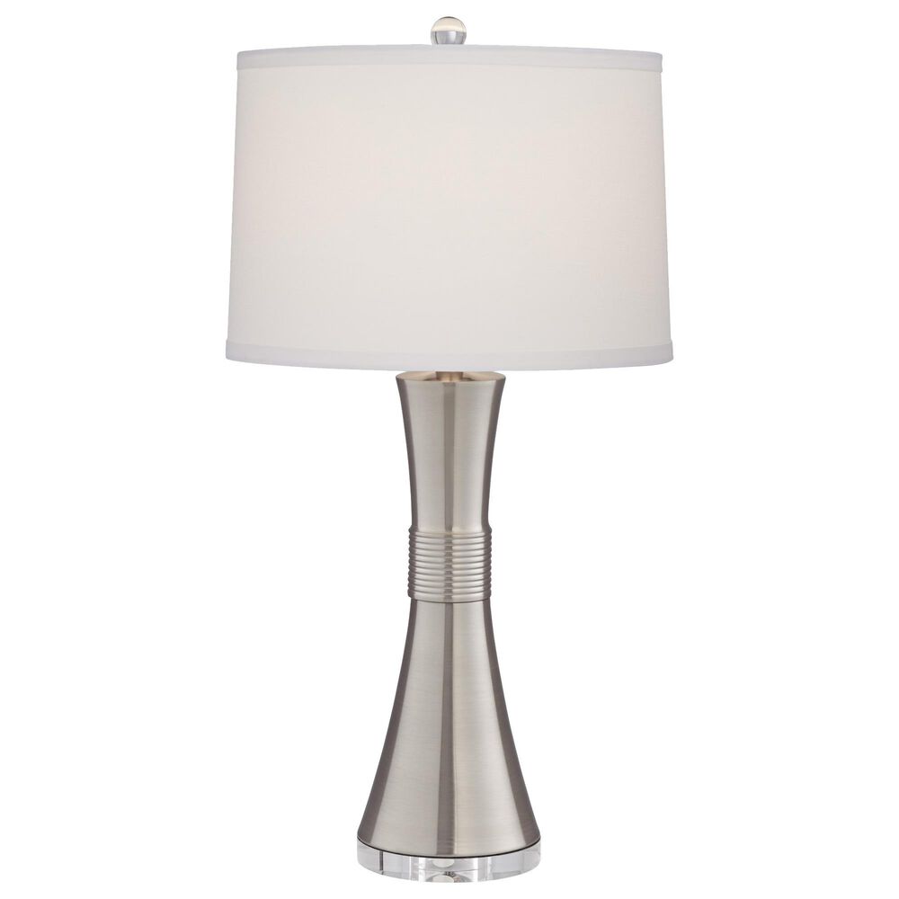 Pacific Coast Lighting Hudson Table Lamp in Brushed Nickel and Brushed Steel, , large