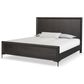 Furniture of America Bashford Queen Panel Bed in Natural Oak, , large