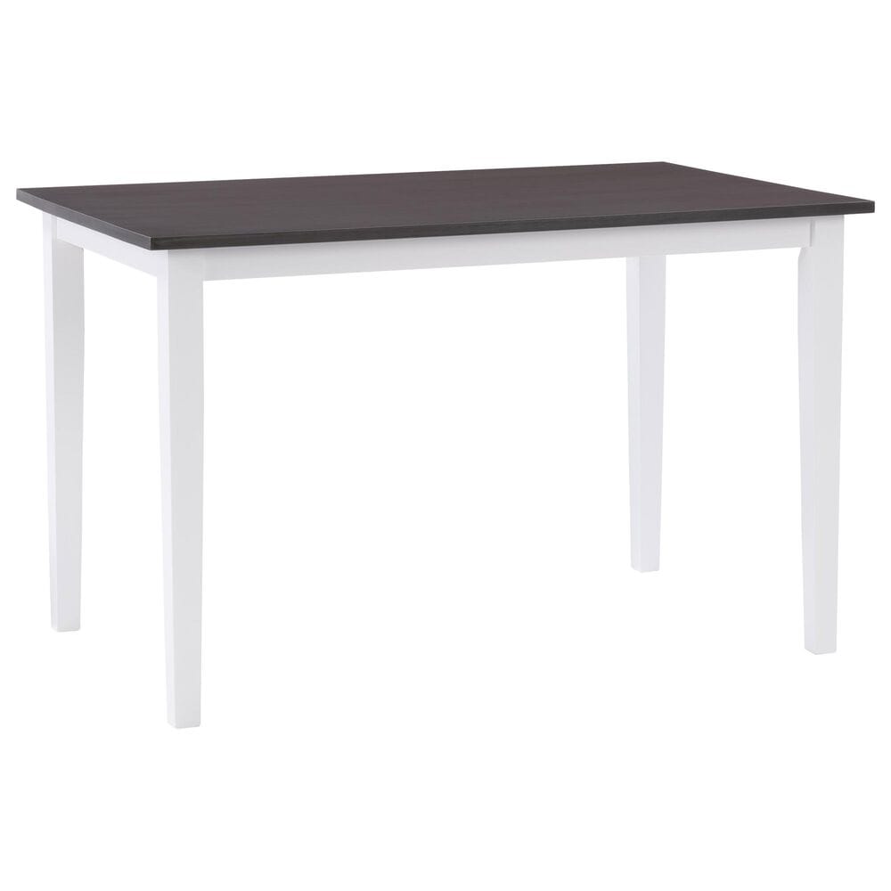 CorLiving Michigan Dining Table in White/Grey, , large