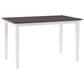 CorLiving Michigan Dining Table in White/Grey, , large