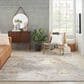 Nourison Silk Shadows SHA20 9"9" x 13"9" Silver Area Rug, , large