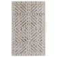 Feizy Vancouver 4" x 6" Beige and Brown Area Rug, , large