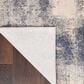 Nourison Rustic Textures 7"10" x 10"6" Blue and Ivory Area Rug, , large