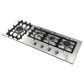 Fulgor Milano 400 Series 44" Gas Cooktop with 4 European Sealed Burners in Stainless Steel, , large