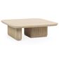 Classic Home Vander Square Coffee Table in Cream Washed, , large