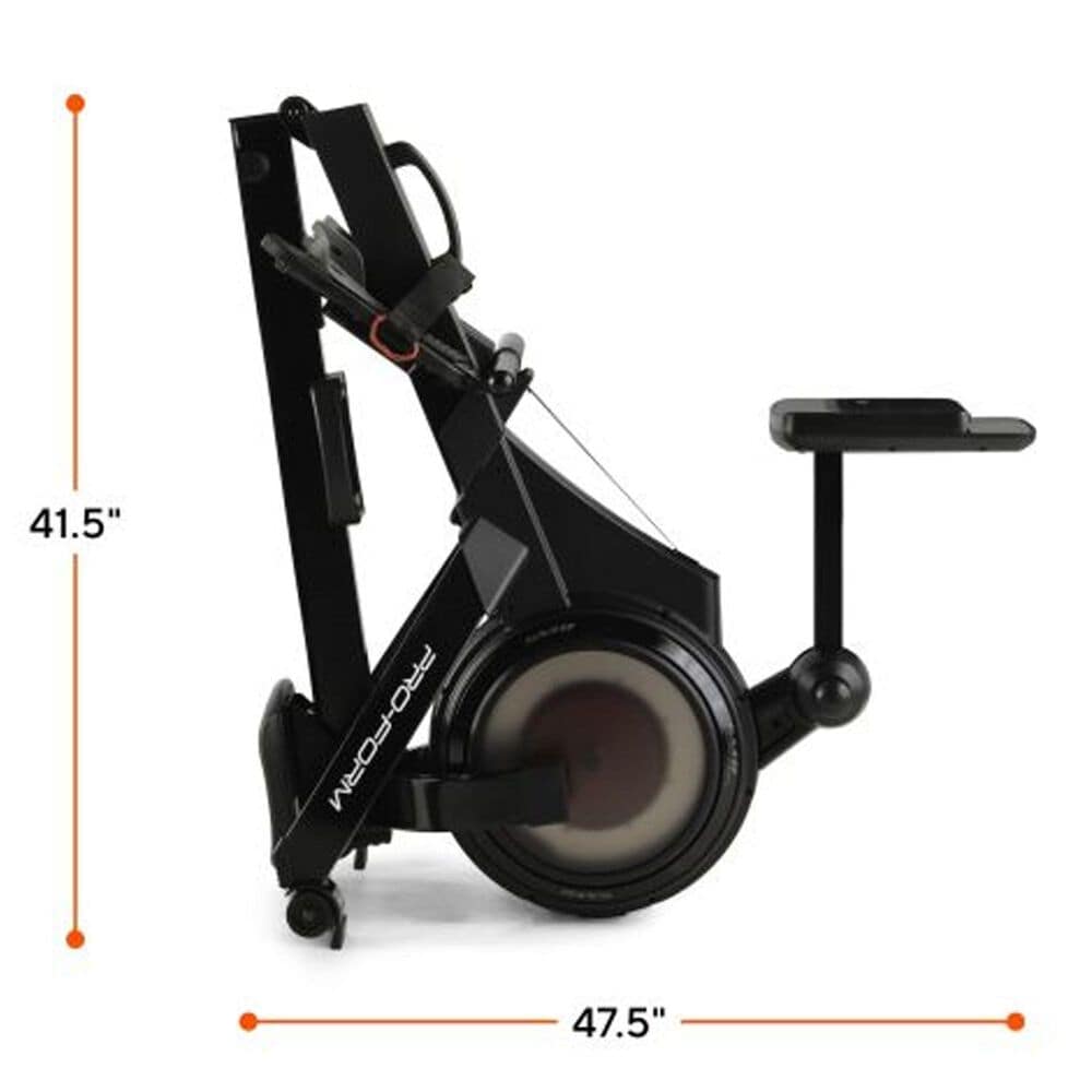 ProForm Trainer 500 Rower with 5&quot; Display, Built-in Tablet Holder and SpaceSaver Design in Black, , large