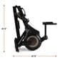 ProForm Trainer 500 Rower with 5" Display, Built-in Tablet Holder and SpaceSaver Design in Black, , large