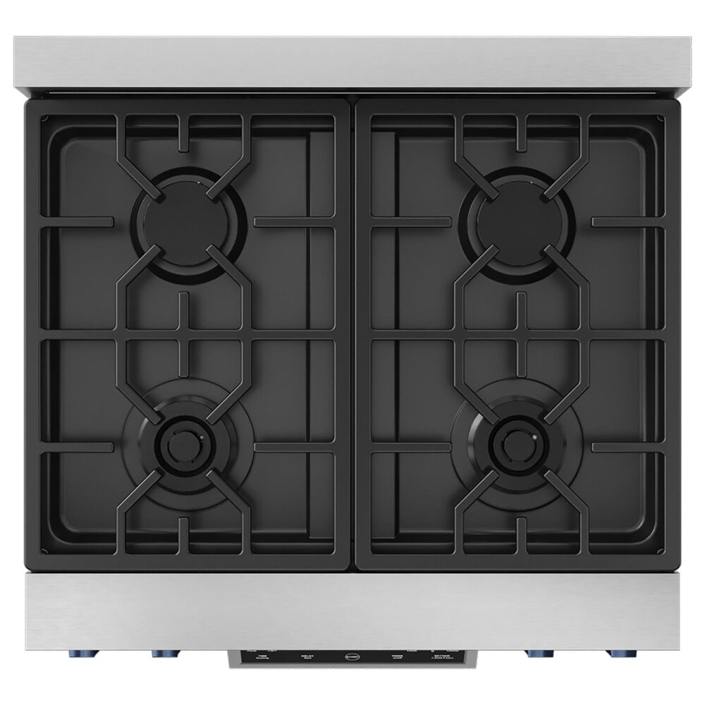 Thor Kitchen Gordon Ramsay 4.55 Cu. Ft. 30&quot; Professional Natural Gas Range with Navy Blue Handle Kit in Stainless Steel, , large