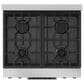 Thor Kitchen Gordon Ramsay 4.55 Cu. Ft. 30" Professional Natural Gas Range with Navy Blue Handle Kit in Stainless Steel, , large