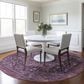 Dalyn Rug Company Solace SL14 8" Round Eggplant Area Rug, , large
