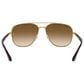 Rayban Glasses Sunglasses with Brown Lenses in Polished Arista Gold, , large