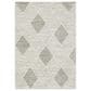 Oriental Weavers Cambria Lattice 9"10" x 12"10" Grey Area Rug, , large