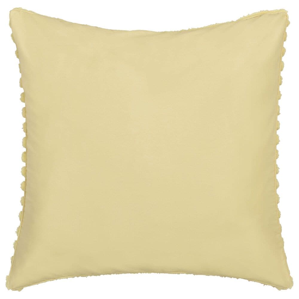 J. Queen New York Darby 26&quot; Square Euro Pillow Sham in Yellow, , large