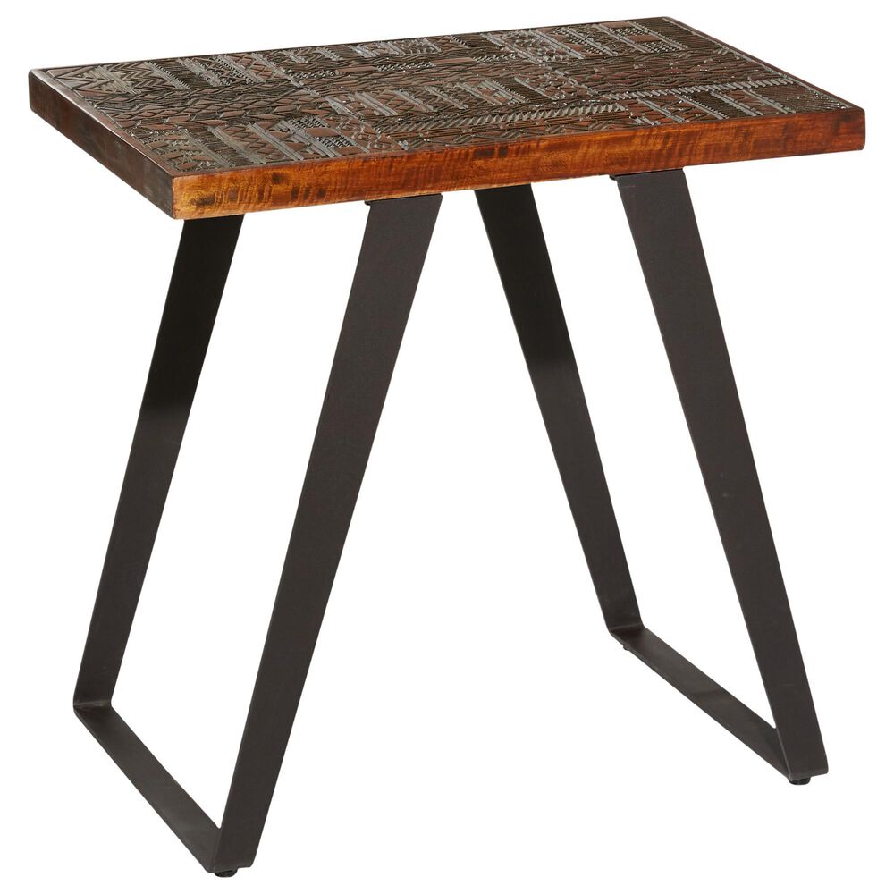 Venus Williams Collection Wood Accent Table in Brown and Black, , large