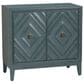 Linon Home Decor Dian Diamond 2-Door Cabinet in Blue, , large