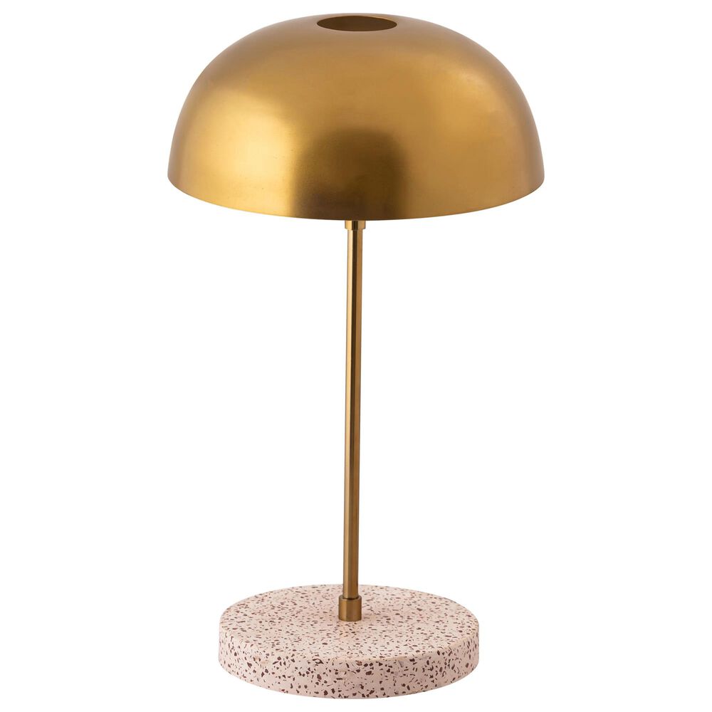 Tov Furniture Emory Table Lamp in Gold and Terrazzo, , large