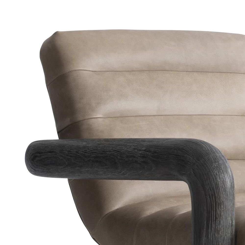 Bernhardt Bowie Leather Chair in Tan, , large