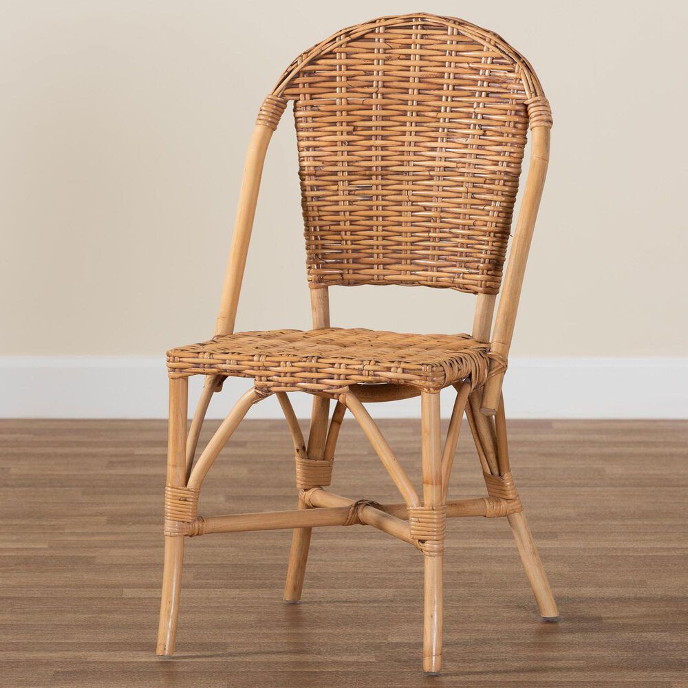 Baxton Studio Neola Side Chair in Natural Brown, , large