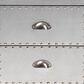 Baxton Studio Davet 2-Drawer End Table in Silver, , large