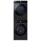 Samsung Bespoke 7.6 Cu. Ft. Front Load Electric Dryer with AI Optimal Dry and Super Speed Dry in Brushed Black, , large