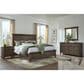 Riva Ridge Oxford Queen Panel Bed in Cocoa with USB Ports, , large