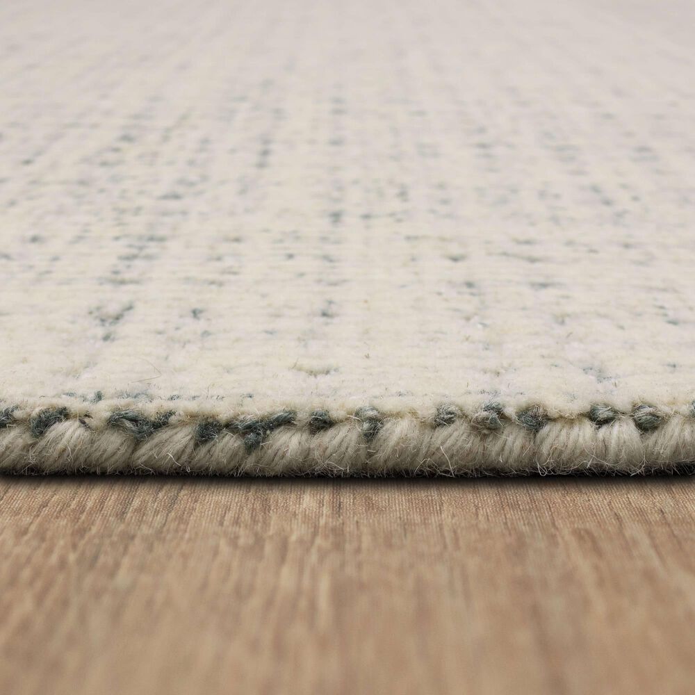 Karastan Forsyth Park Oglethorpe Ivory Aqua 9' x 12' Area Rug, , large