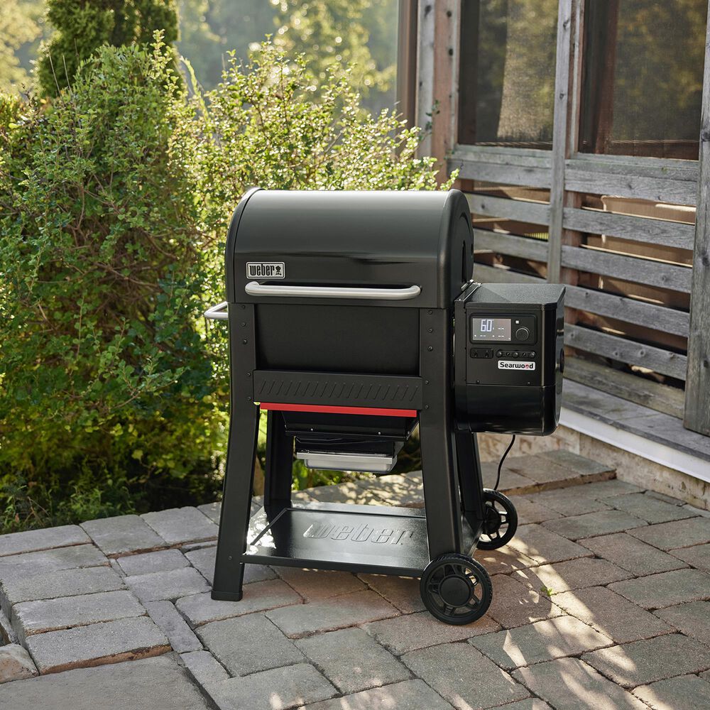 Weber Searwood 600 Pellet Grill in Black, , large