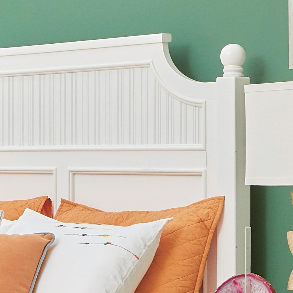 Samuel Lawrence Savannah Twin Poster Bed without Trundle in White, , large