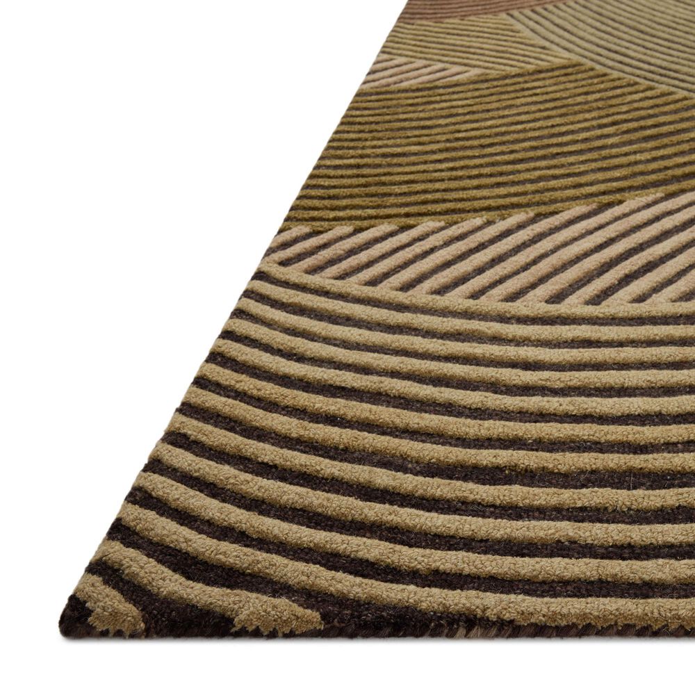 Loloi Madi Espresso and Multicolor 7'9" x 9'9" Area Rug, , large