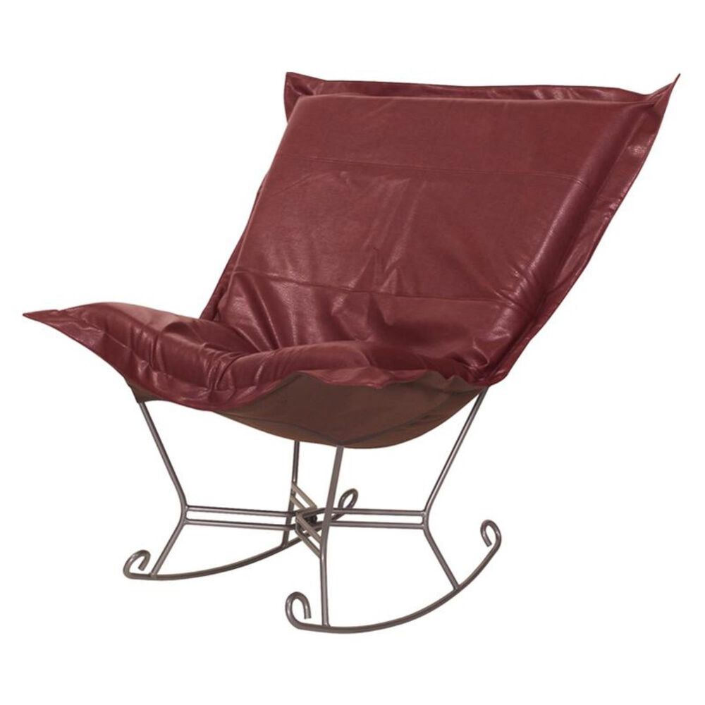 Howard Elliott Scroll Puff Rocker in Avanti Apple, , large