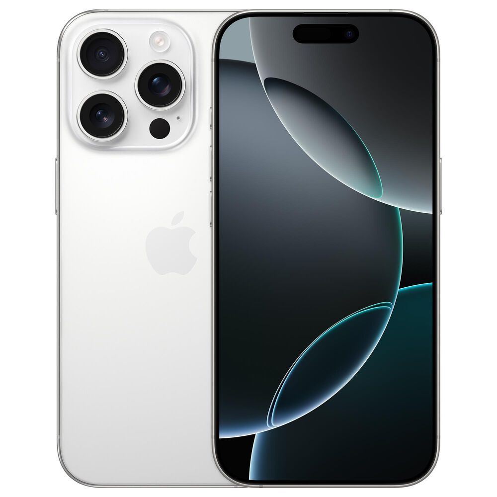 Apple iPhone 16 Pro 128GB in White Titanium, , large
