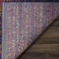 Safavieh Evoke EVK275F 2"2" x 15" Blue and Fuchsia Runner, , large