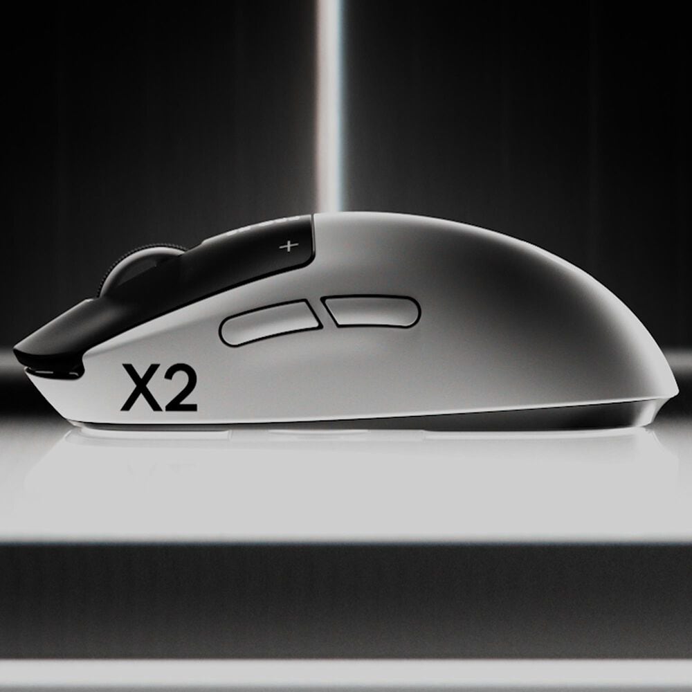 Logitech Pro X2 Superstrike Lightspeed Wireless Gaming Mouse in Lunar Eclipse, , large
