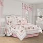Royal Court Bungalow 4-Piece Full Comforter Set in Rose, , large