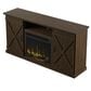 Classic Flame Twin Star 64" Barndoor Fireplace in Saw Cut Espresso, , large