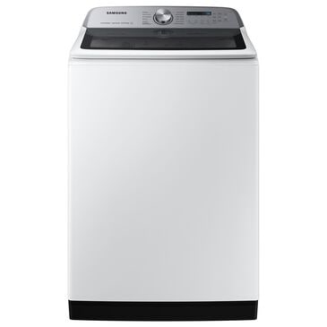 Samsung 5.4 cu. ft. Extra-Large Capacity Smart Top Load Washerwith ActiveWave Agitator and Super Speed Wash in White, , large
