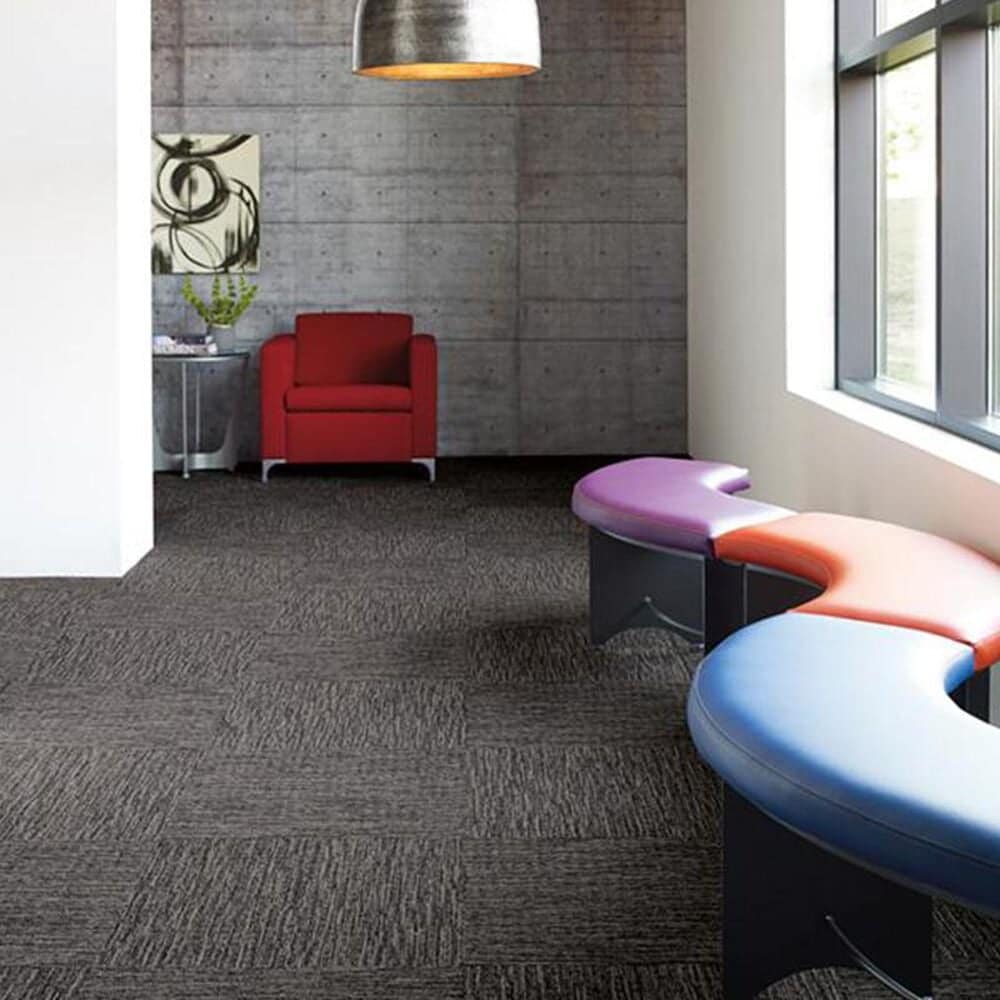 Shaw Fractured 24&quot; x 24&quot; Carpet Tile in Sculpt, , large