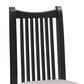 Linon Home Decor Bonnie Side Chair with Light Grey Faux Leather Cushion in Black (Set of 2), , large