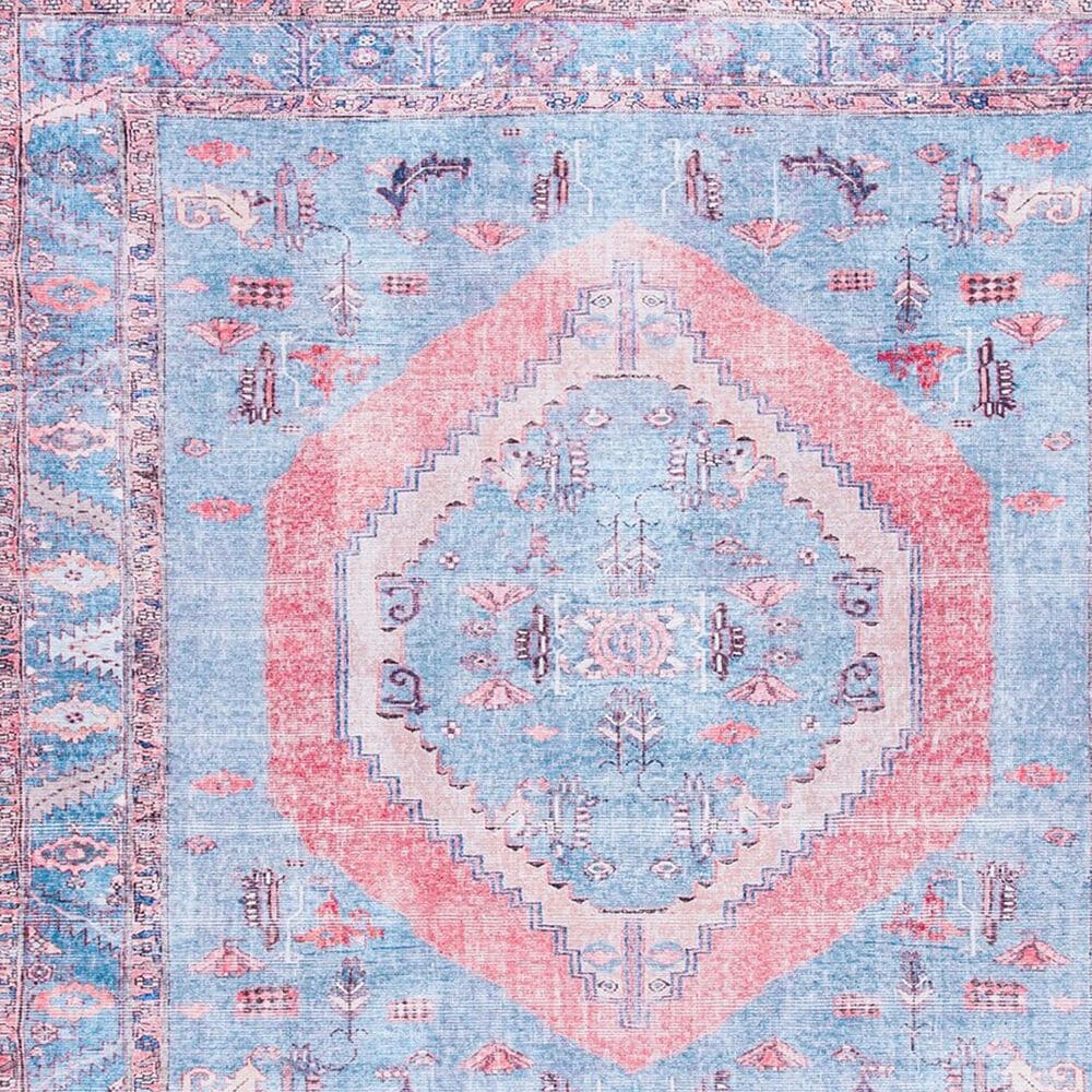 Safavieh Serapi 6&#39;7&quot; Square Light Blue and Beige Area Rug, , large