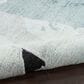 Nourison Silk Shadows 2"3" x 8" Blue, Black and Pink Runner, , large
