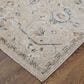 Feizy Pasha 39M6F 5" x 7"6" Beige and Blue Area Rug, , large