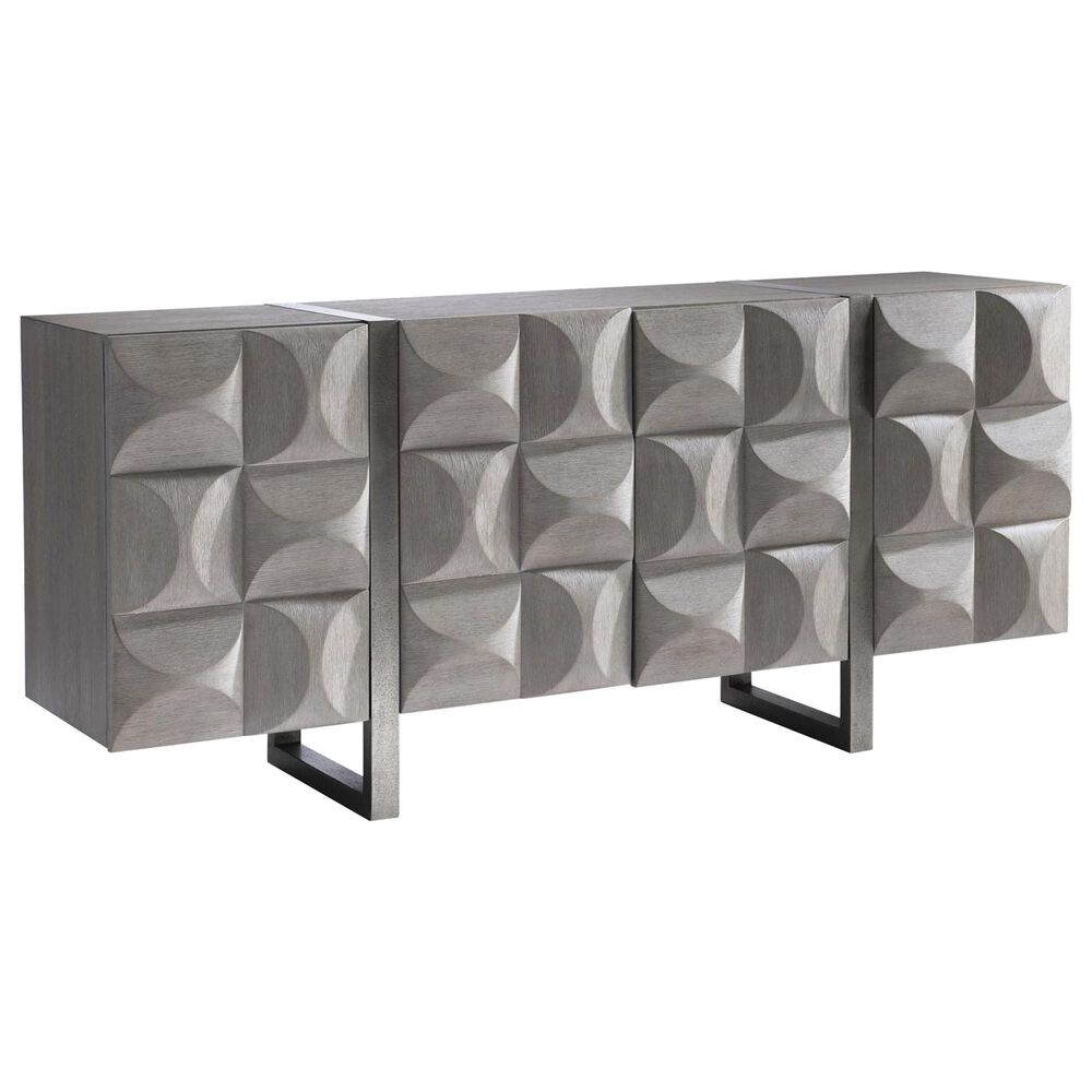 Bernhardt Rune 72" Entertainment Credenza in Bluff and Graphite, , large