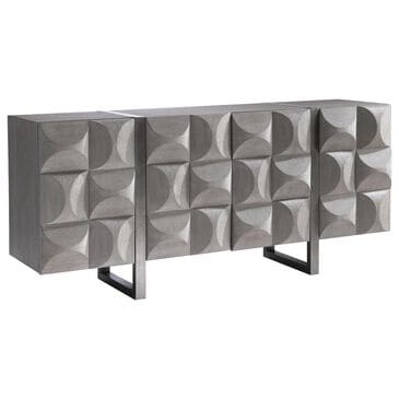 Bernhardt Rune 72" Entertainment Credenza in Bluff and Graphite, , large