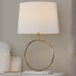 Grandview Gallery Moon Table Lamp in Gold and White, , large