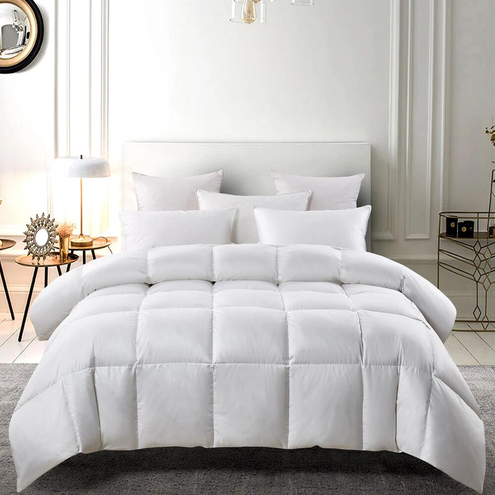 Blue Ridge Home Fashions Serta 300 Thread Count Full/Queen Extra Warmth Comforter in White, , large
