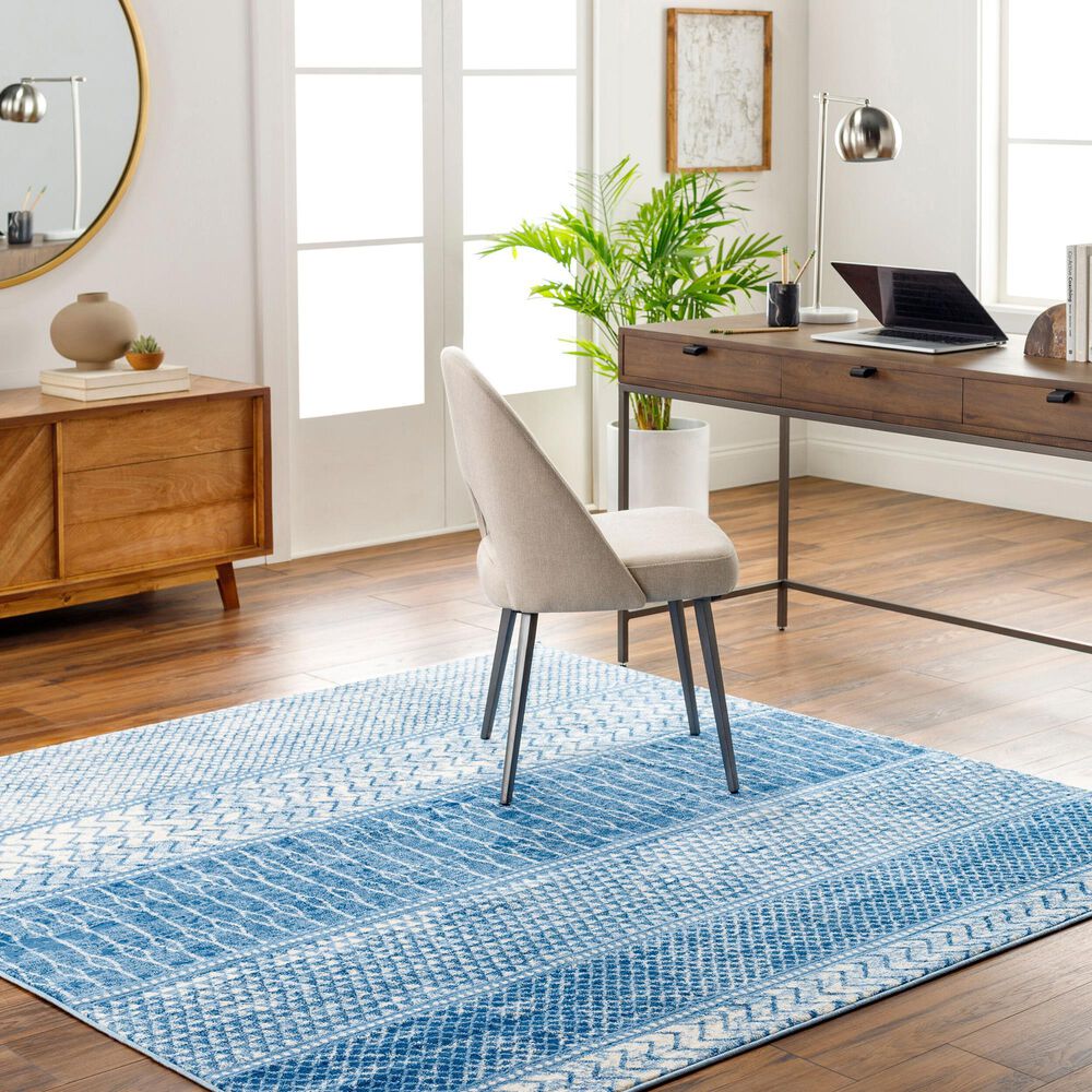 Surya Monaco MOC-2305 8&#39;10&quot; x 12&#39;4&quot; Denim, Navy and Ivory Area Rug, , large