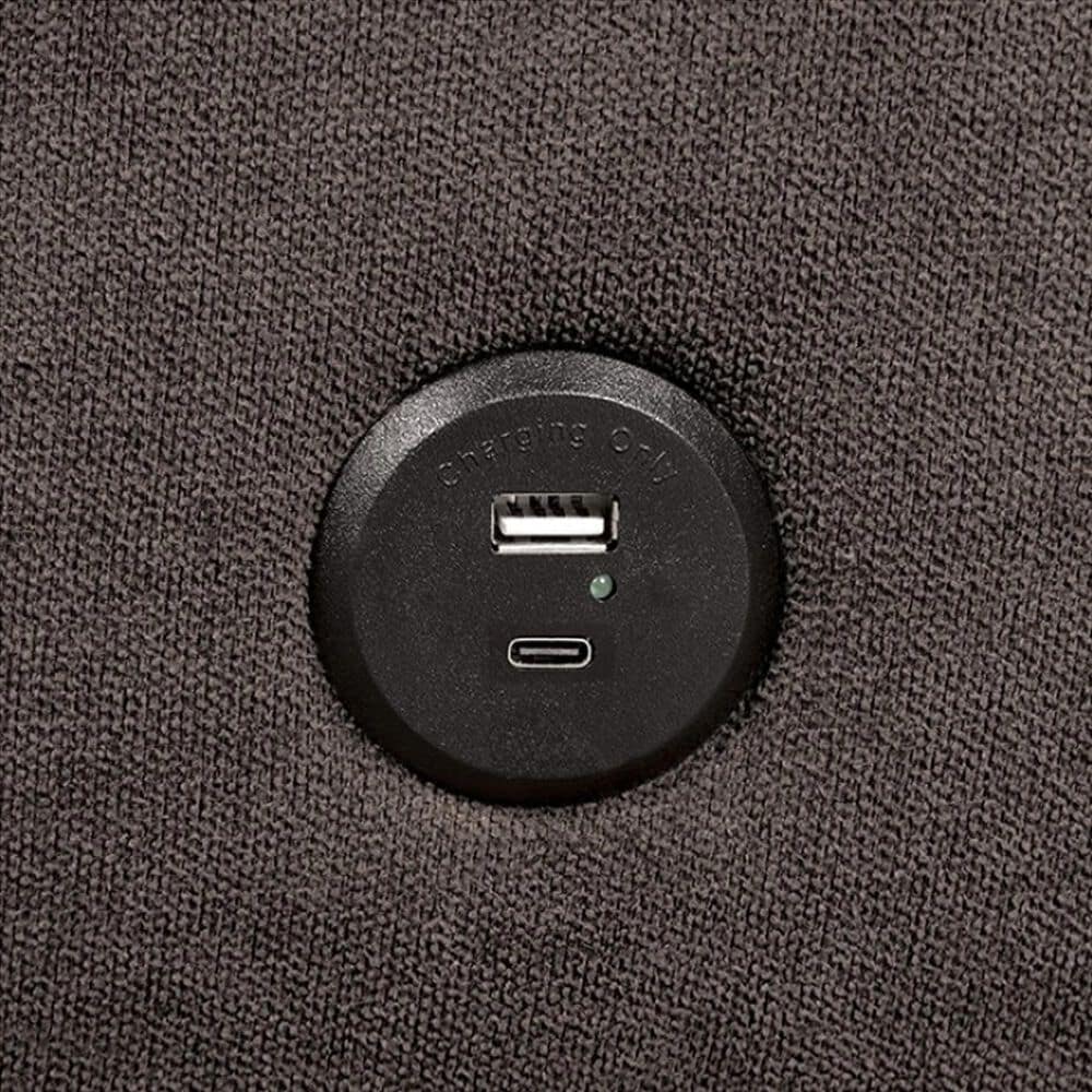 Furniture of America Aristide Futon Sofa in Brown, , large