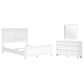 Ashley Fortman 3-Piece Queen Panel Bed Set in White, , large