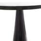 Maple and Jade 16" Geometric Accent End Table in Polished Black, , large