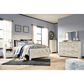 Ashley Bellaby 5-Piece Queen Panel Bedroom Set in Whitewash, , large